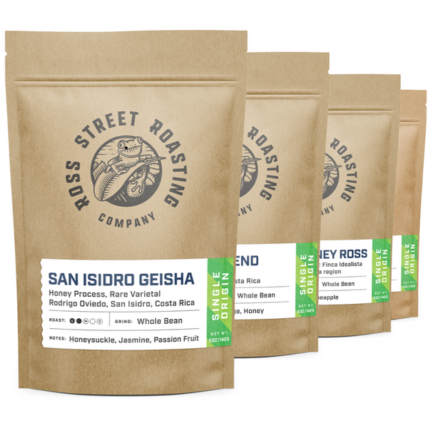 Flight of Fancy: Single Origin coffees, Four 5oz bags