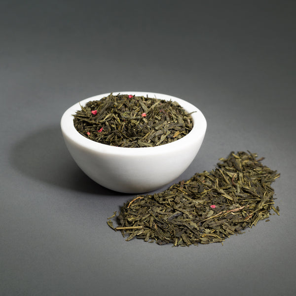 Bohemian Raspberry Green Tea - Loose Leaf, 3oz Bag