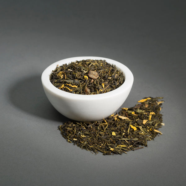 Peaches & Cream Green Tea - Loose Leaf, 3oz Bag